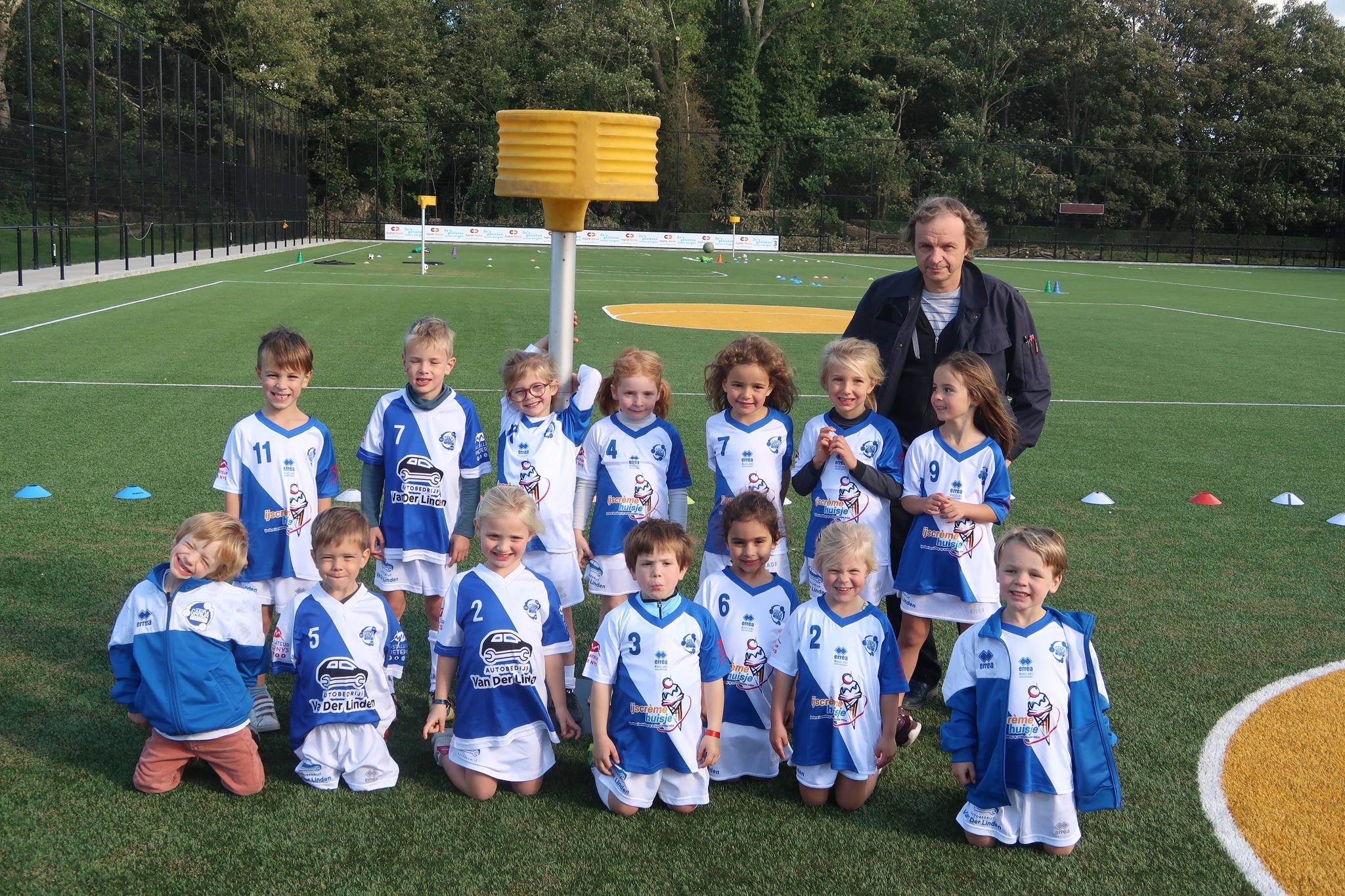 Chocoladehuisje Gent is sponsor van Korfbalclub Ganda Gent